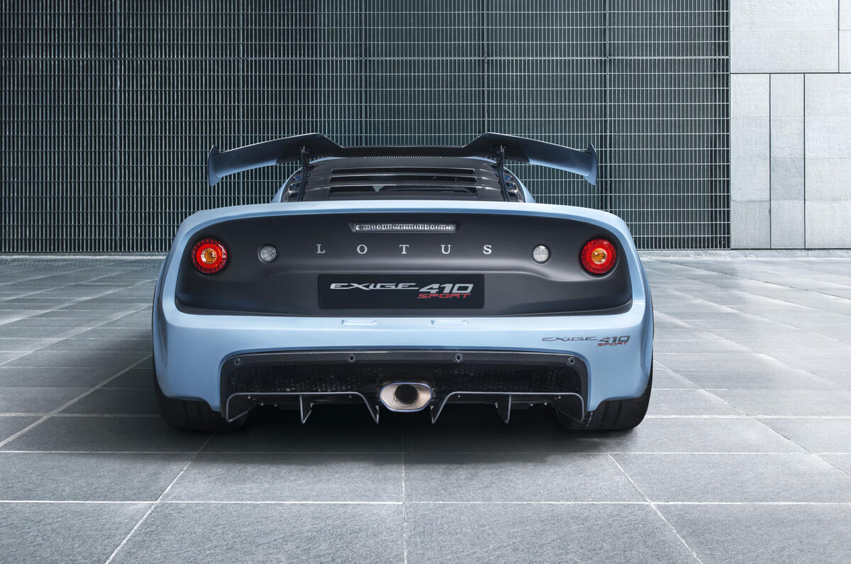 The new Lotus Exige Sport 410