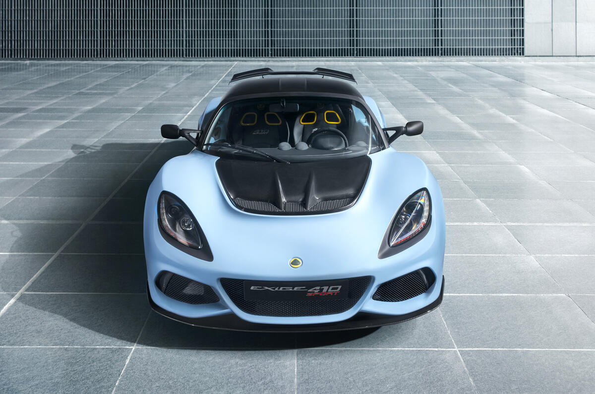 The new Lotus Exige Sport 410