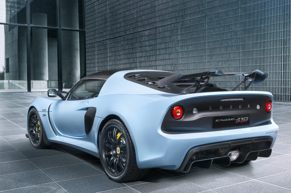 The new Lotus Exige Sport 410