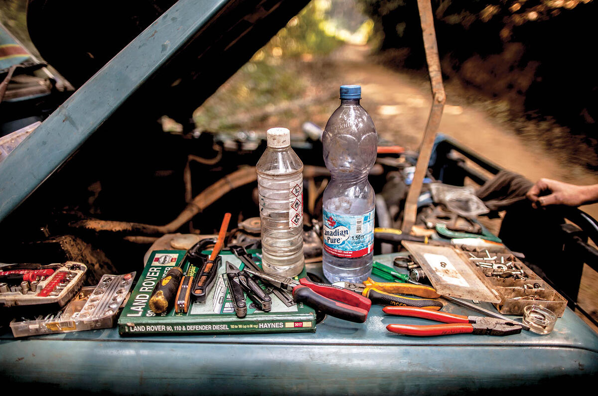 Land Rover Defender versus the Congo