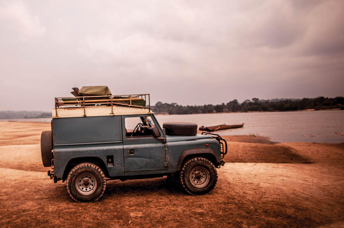 Land Rover Defender versus the Congo