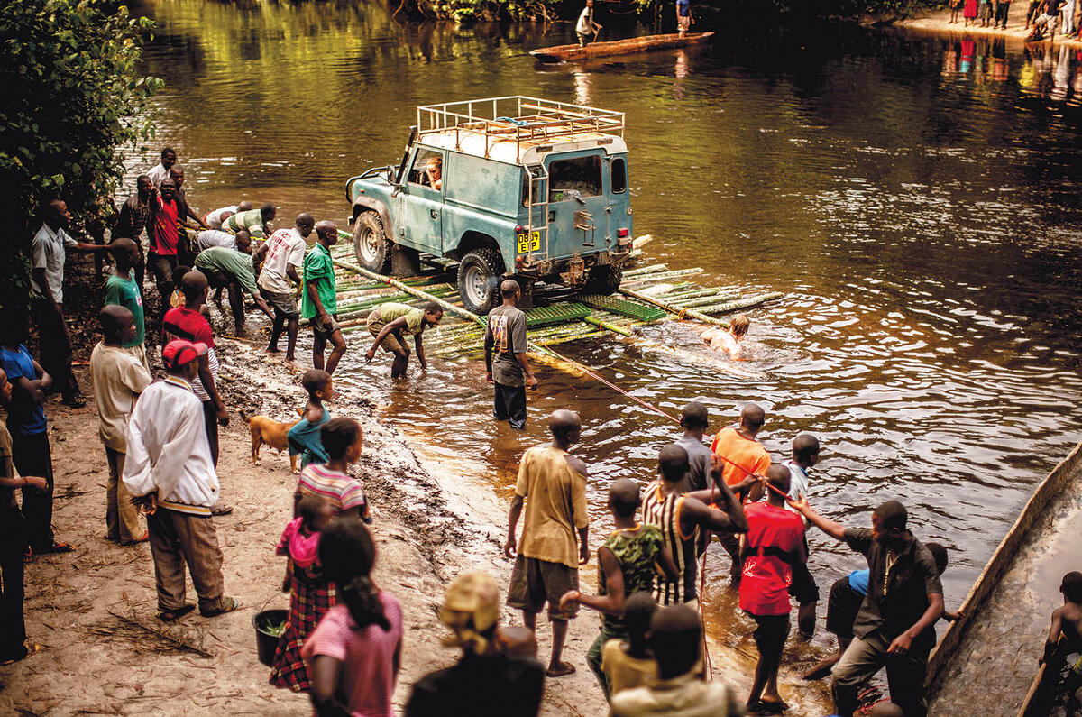 Land Rover Defender versus the Congo