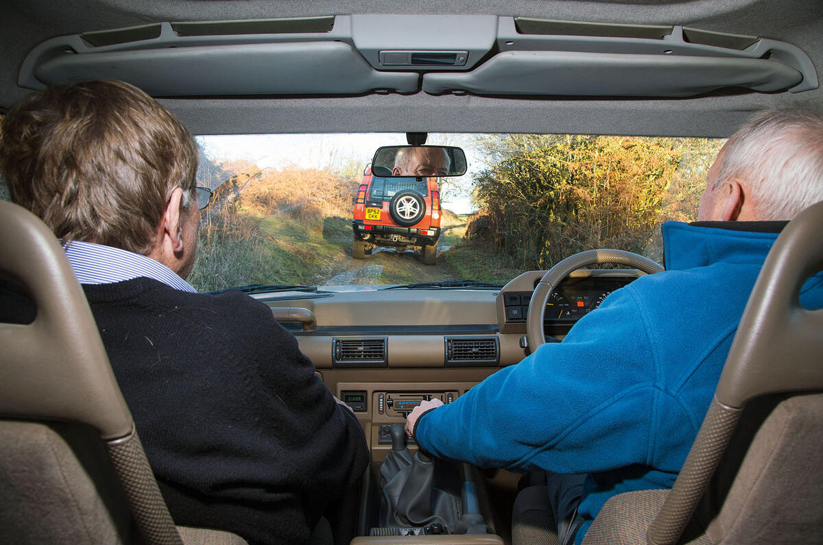 Roger Crathorne guides the S1 around Eastnor