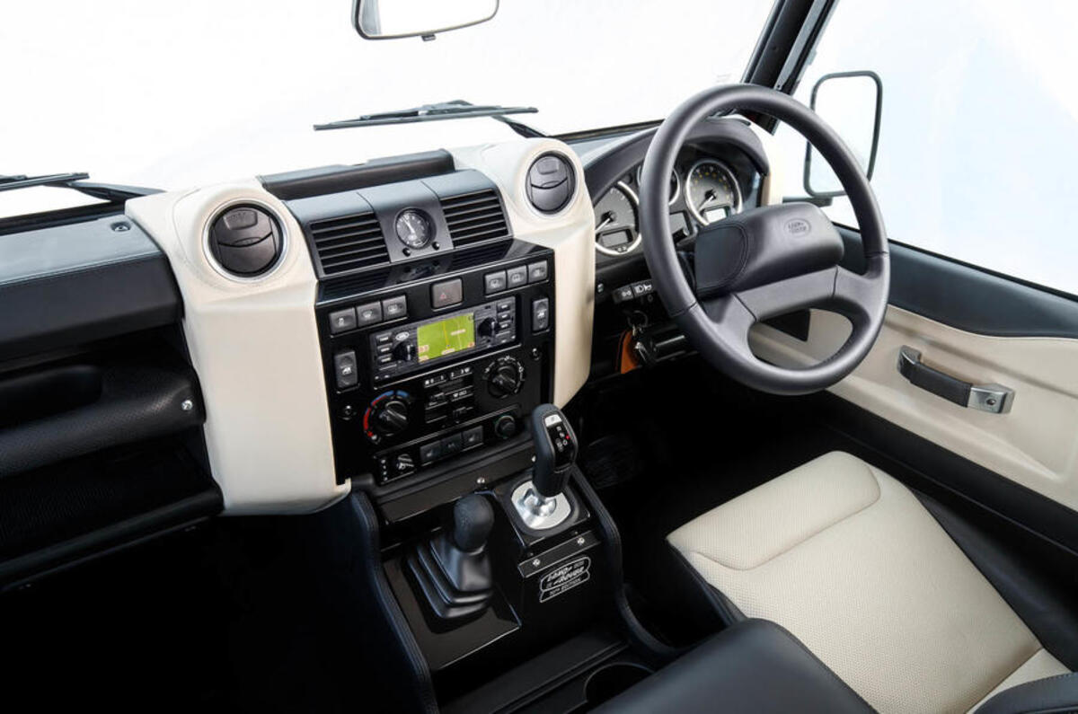 Land Rover Defender V8 driven