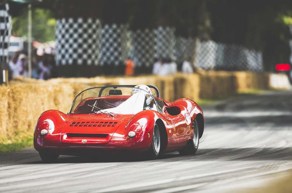 Goodwood Festival of Speed hillclimb start line