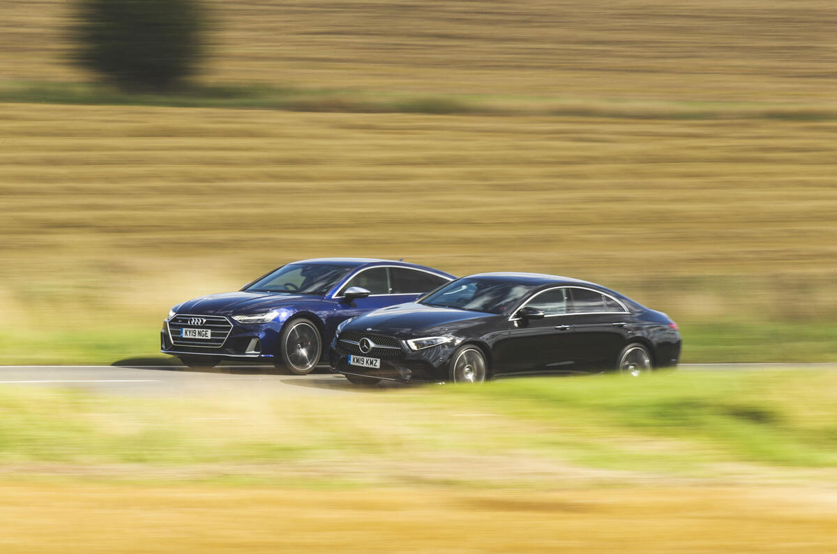 Audi S7 vs Alpina D5 S vs Mercedes-Benz CLS 400d 4Matic