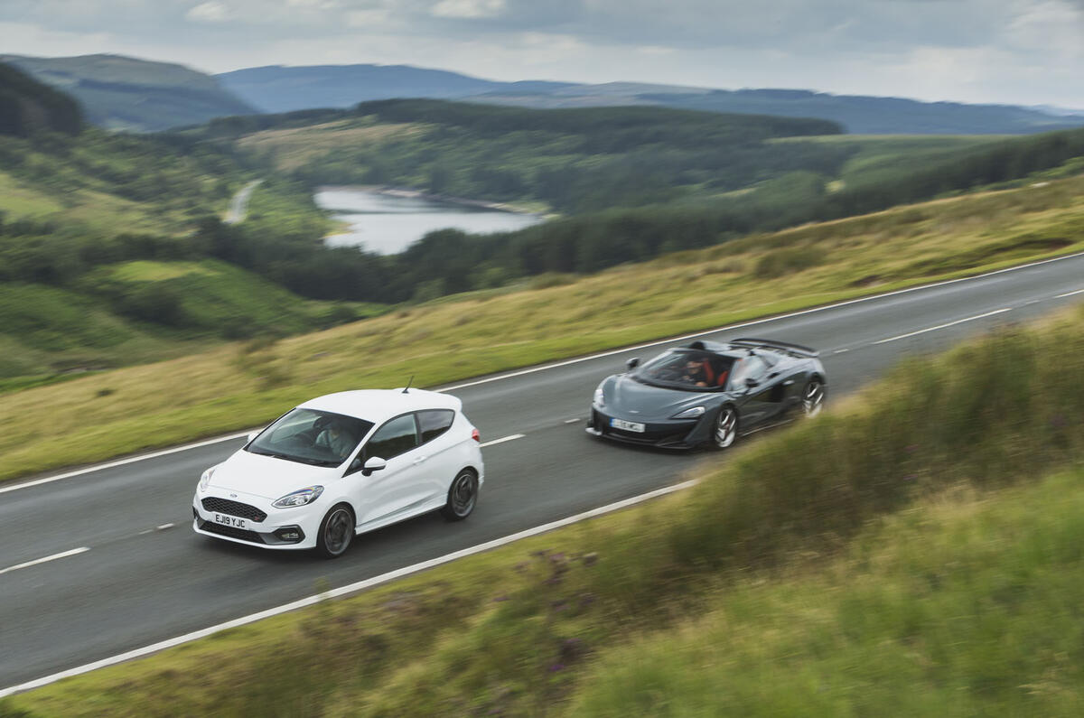 Ford Fiesta ST and McLaren 600LT