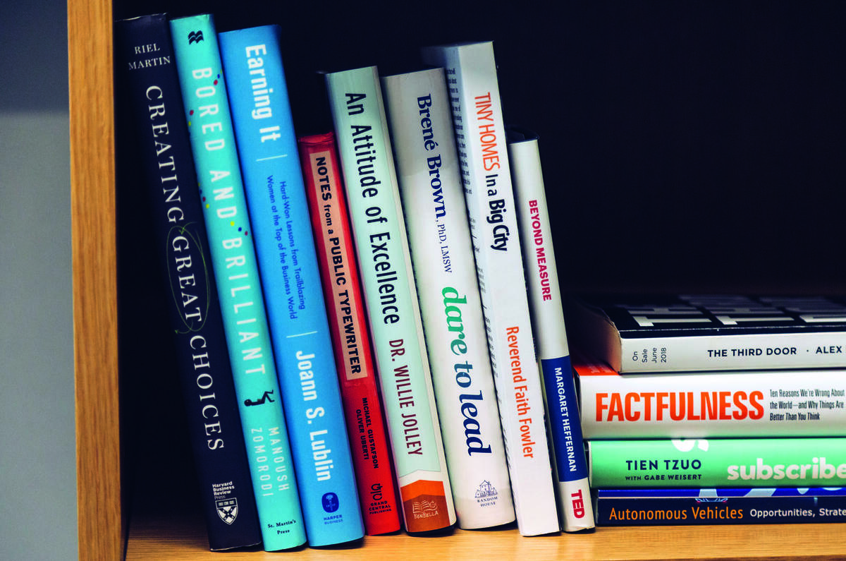 Jim Hackett book collection