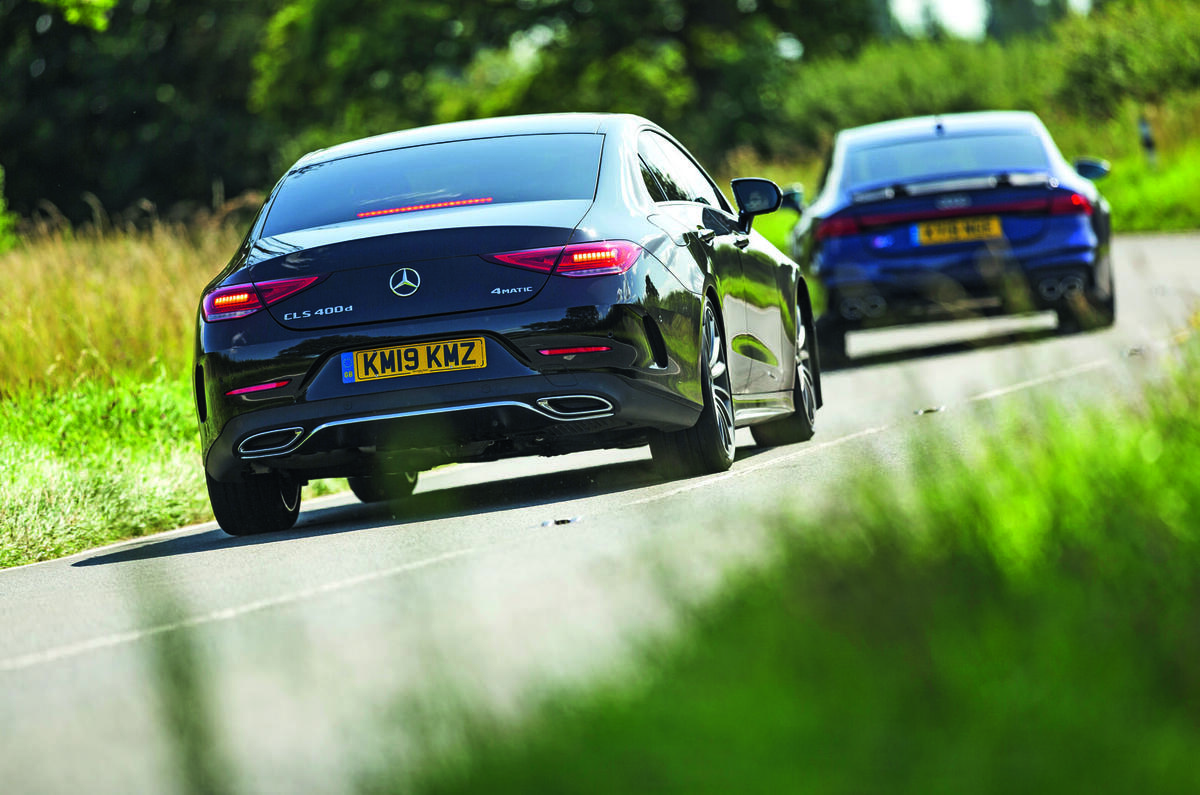 Audi S7 vs Alpina D5 S vs Mercedes-Benz CLS 400d 4Matic