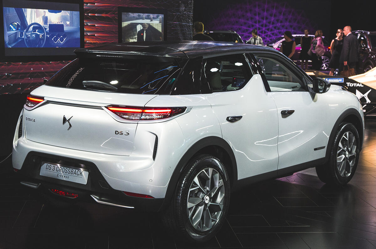 New DS 3 Crossback revealed with petrol, diesel and electric power