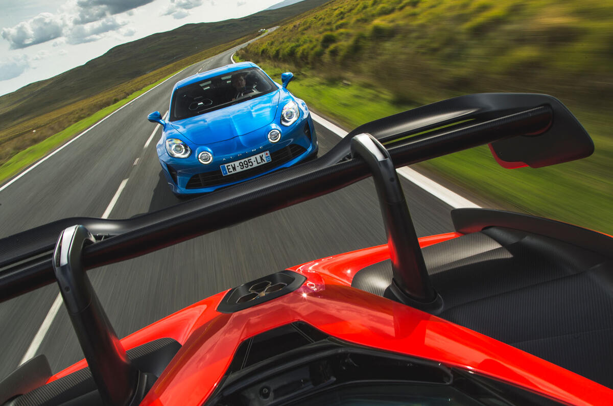 Alpine A110 vs. McLaren Senna