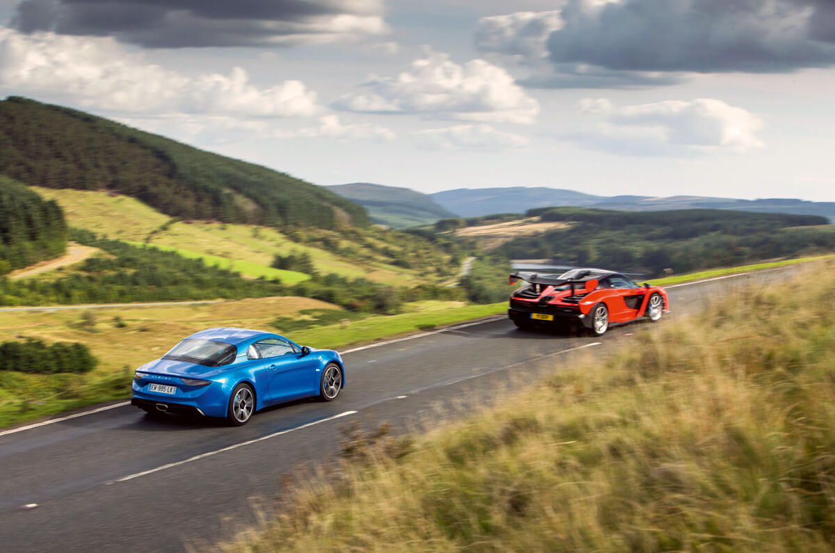 Alpine A110 vs. McLaren Senna