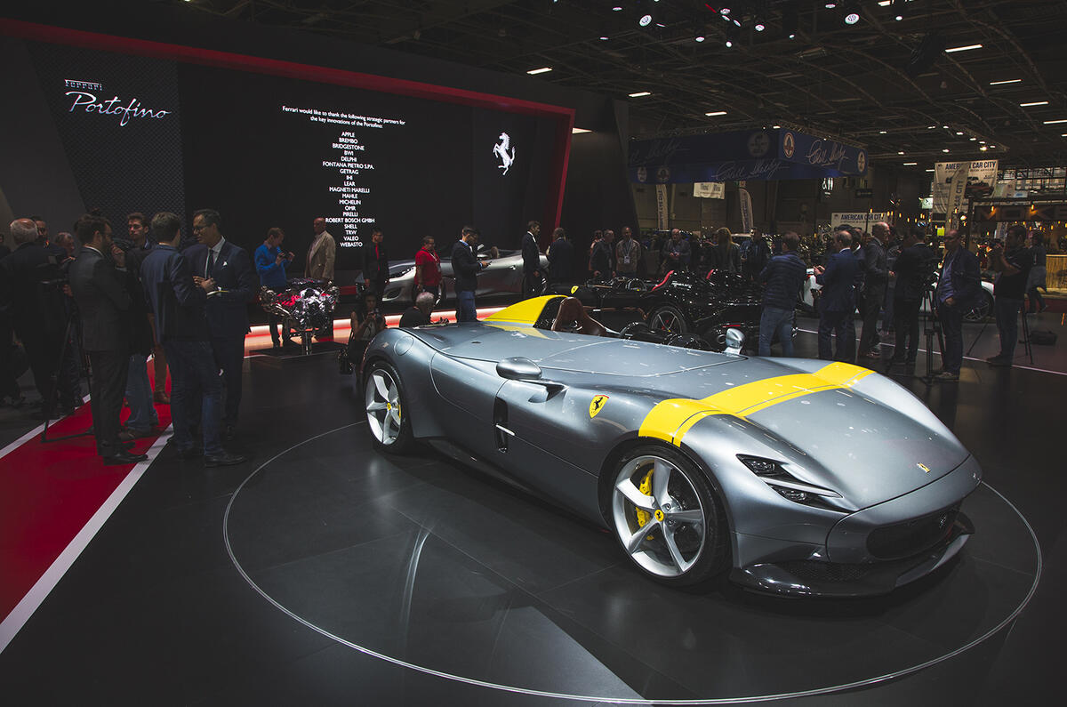 Ferrari showcases Monza SP1 and SP2 speedsters in Paris