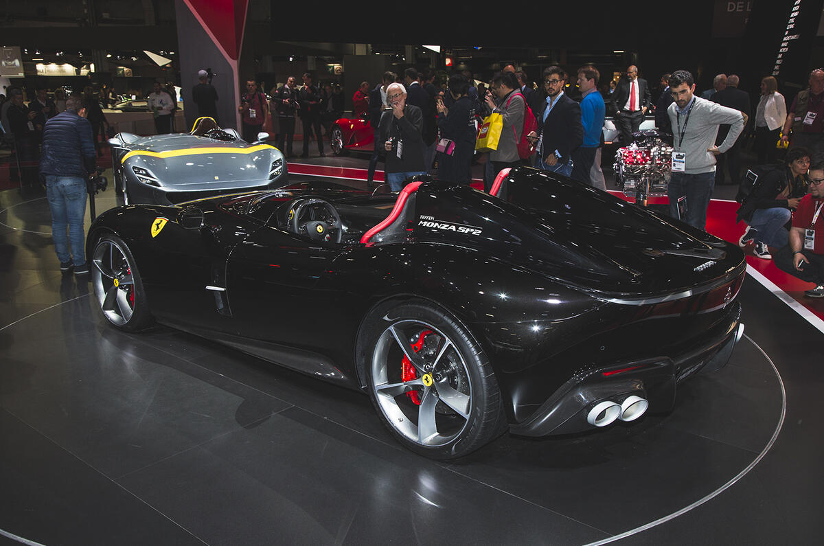 Ferrari showcases Monza SP1 and SP2 speedsters in Paris