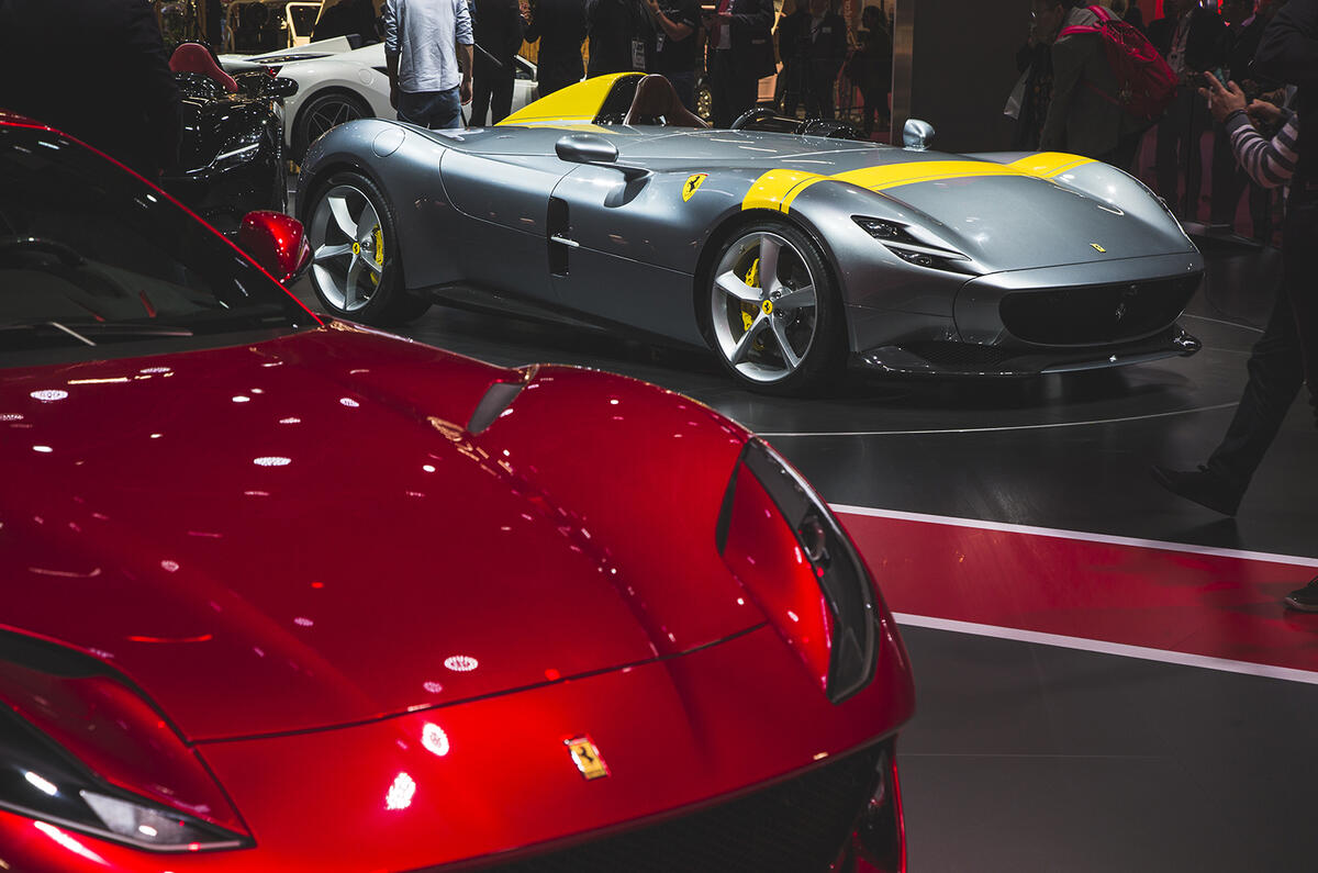 Ferrari showcases Monza SP1 and SP2 speedsters in Paris