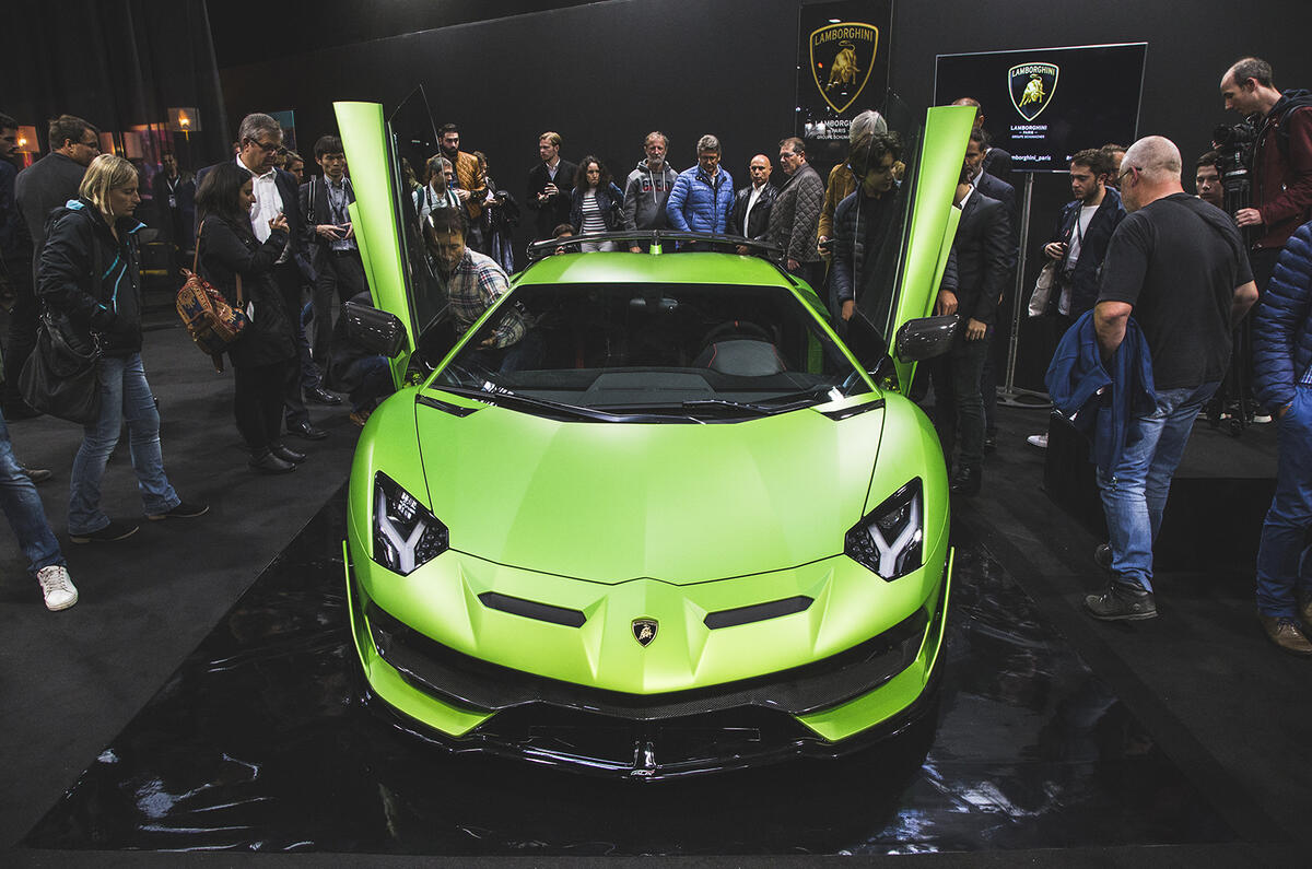 759bhp Lamborghini Aventador SVJ shown in Paris