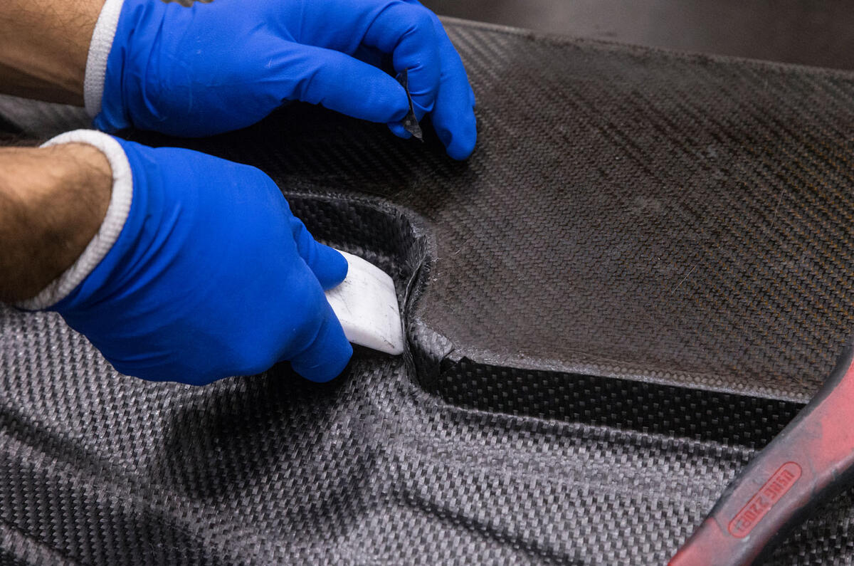 How to repair a crashed Lamborghini Aventador’s carbonfibre monocoque