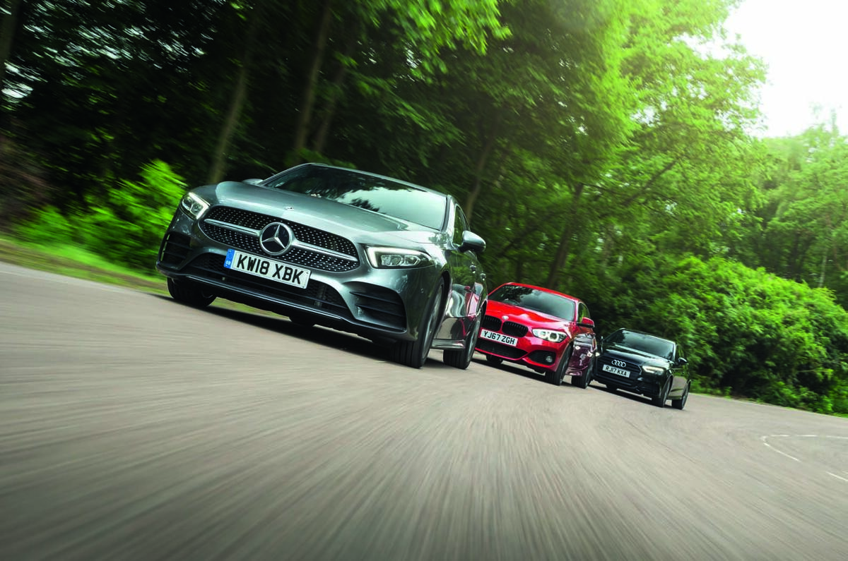 Mercedes-Benz A-Class vs Audi A3 vs BMW 1 Series