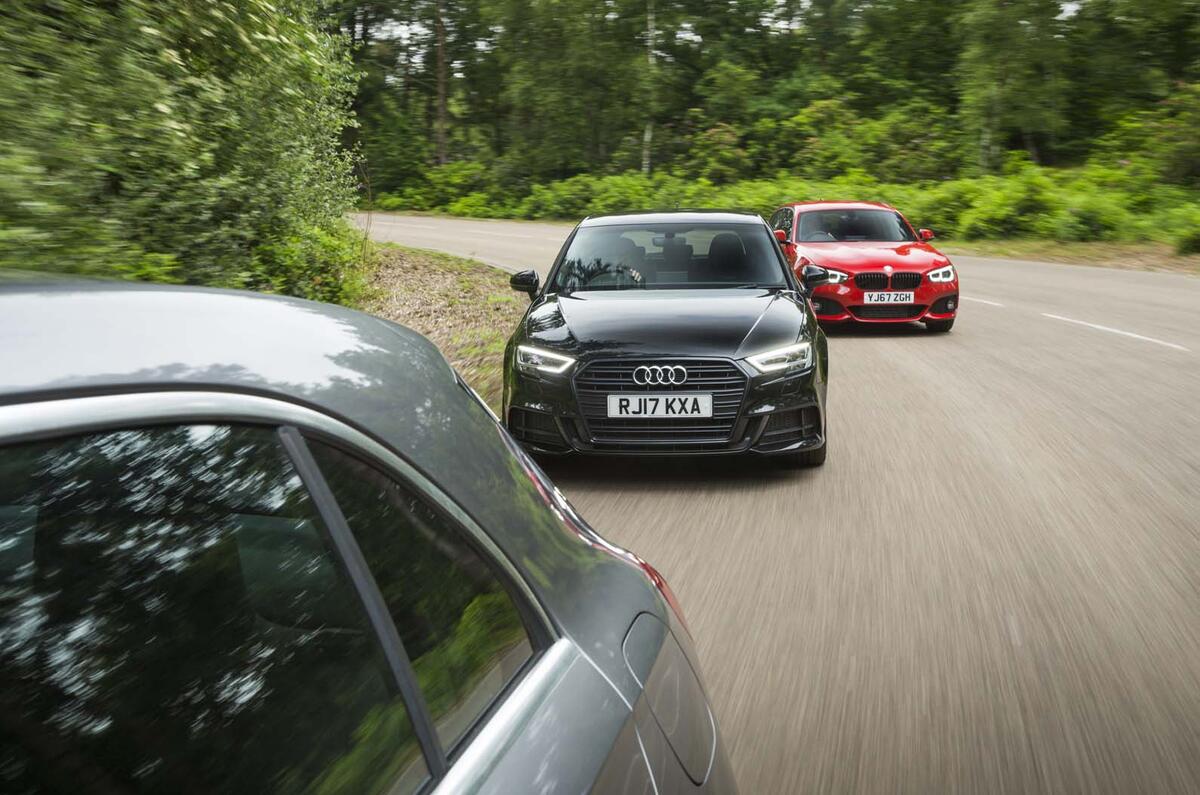 Mercedes-Benz A-Class vs Audi A3 vs BMW 1 Series