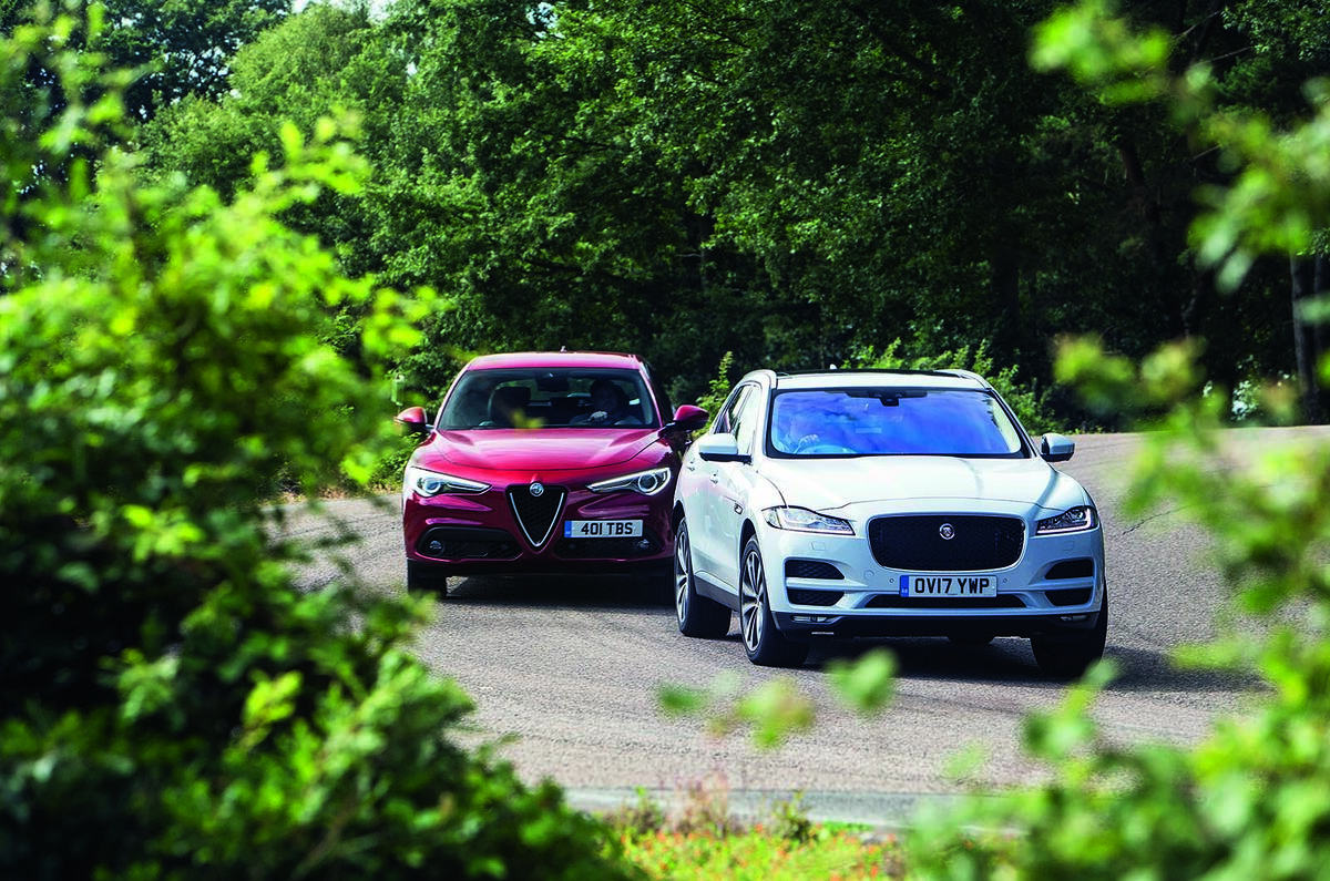 Alfa Romeo Stelvio vs Jaguar F-Pace