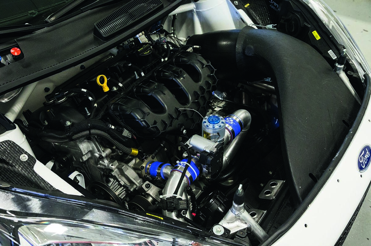 Co-driving in the Ford Fiesta R5 with Elfyn Evans, British rally champion