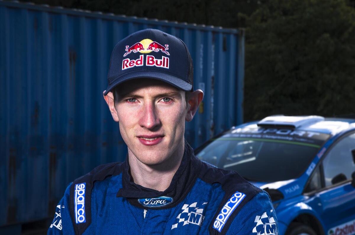Co-driving in the Ford Fiesta R5 with Elfyn Evans, British rally champion