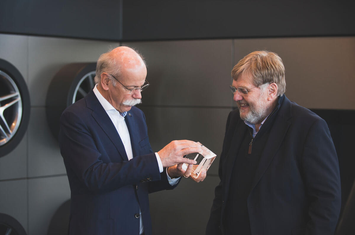 Dieter Zetsche wins Issigonis Award