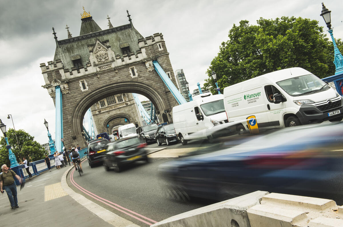 Tower Bridge traffic