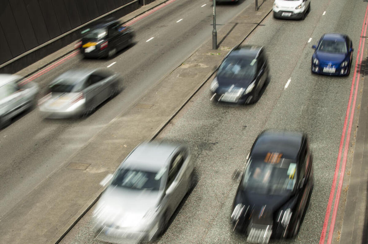 Cars on motorway