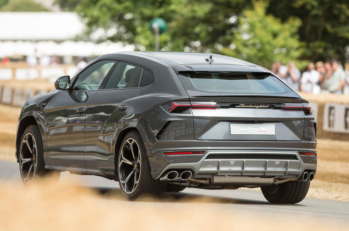 Lamborghini Urus at Goodwood: 641bhp SUV shown in action