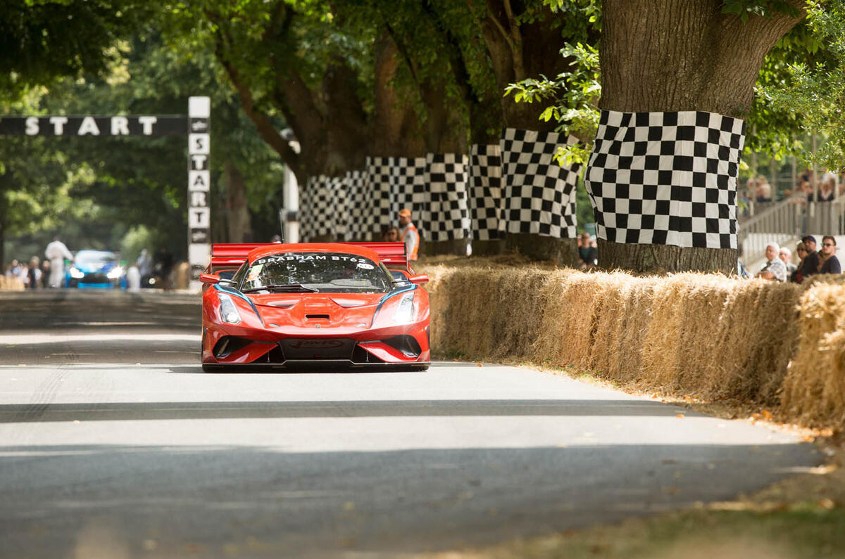 Brabham BT62: 700bhp track-only hypercar demonstrated at Goodwood