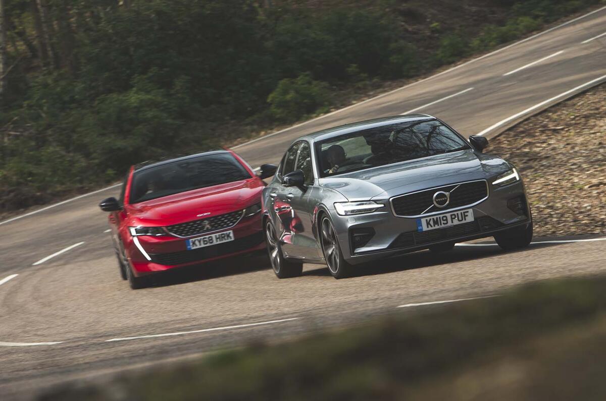 Volvo S60 vs Kia Stinger vs Peugeot 508 vs Alfa Romeo Giulia