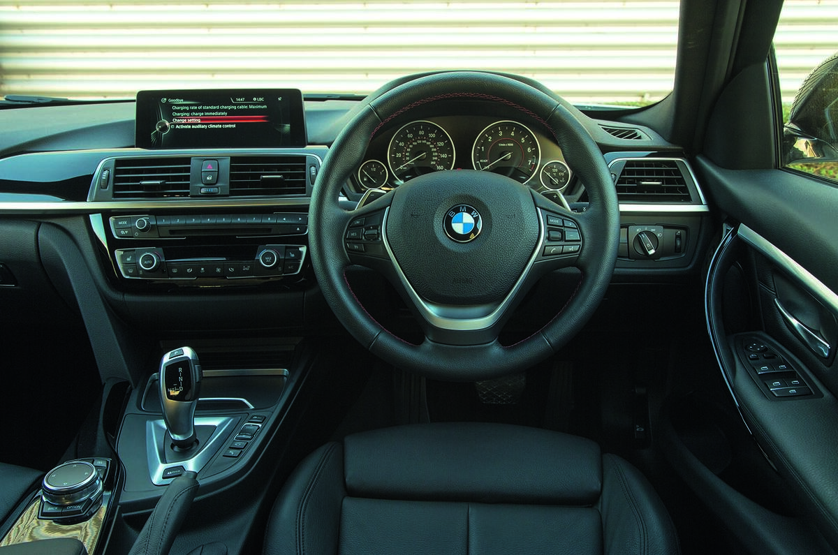BMW 330e Sport interior