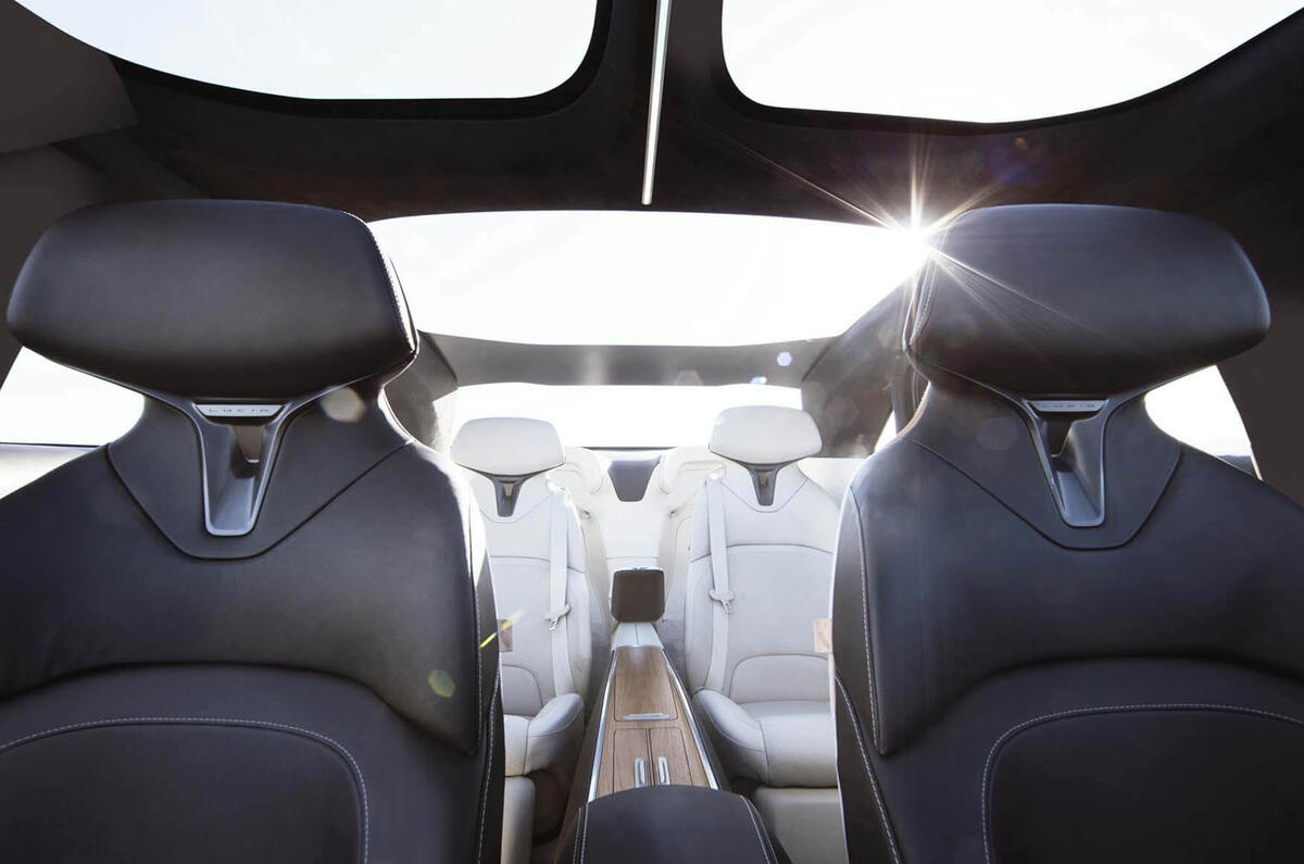 2020 Lucid Air - rear seats 2020 Lucid Air - rear seats