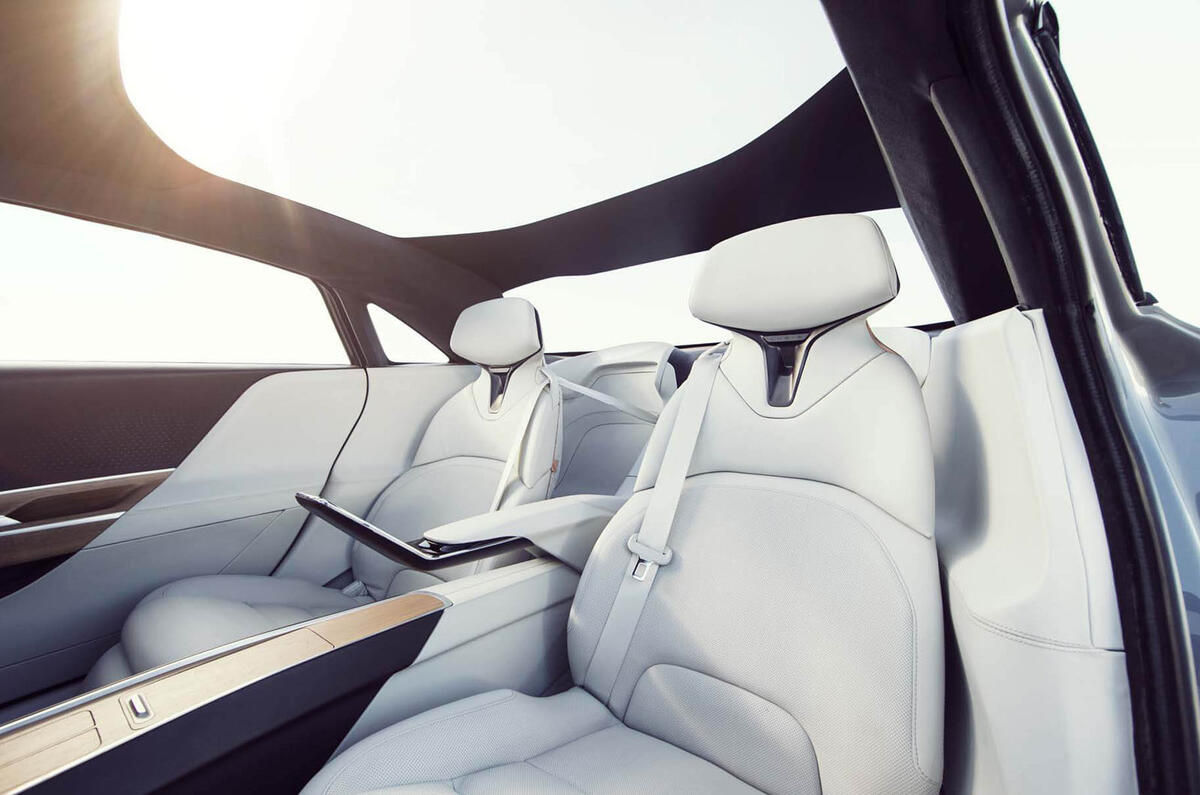 2020 Lucid Air - rear seats 2020 Lucid Air - rear seats