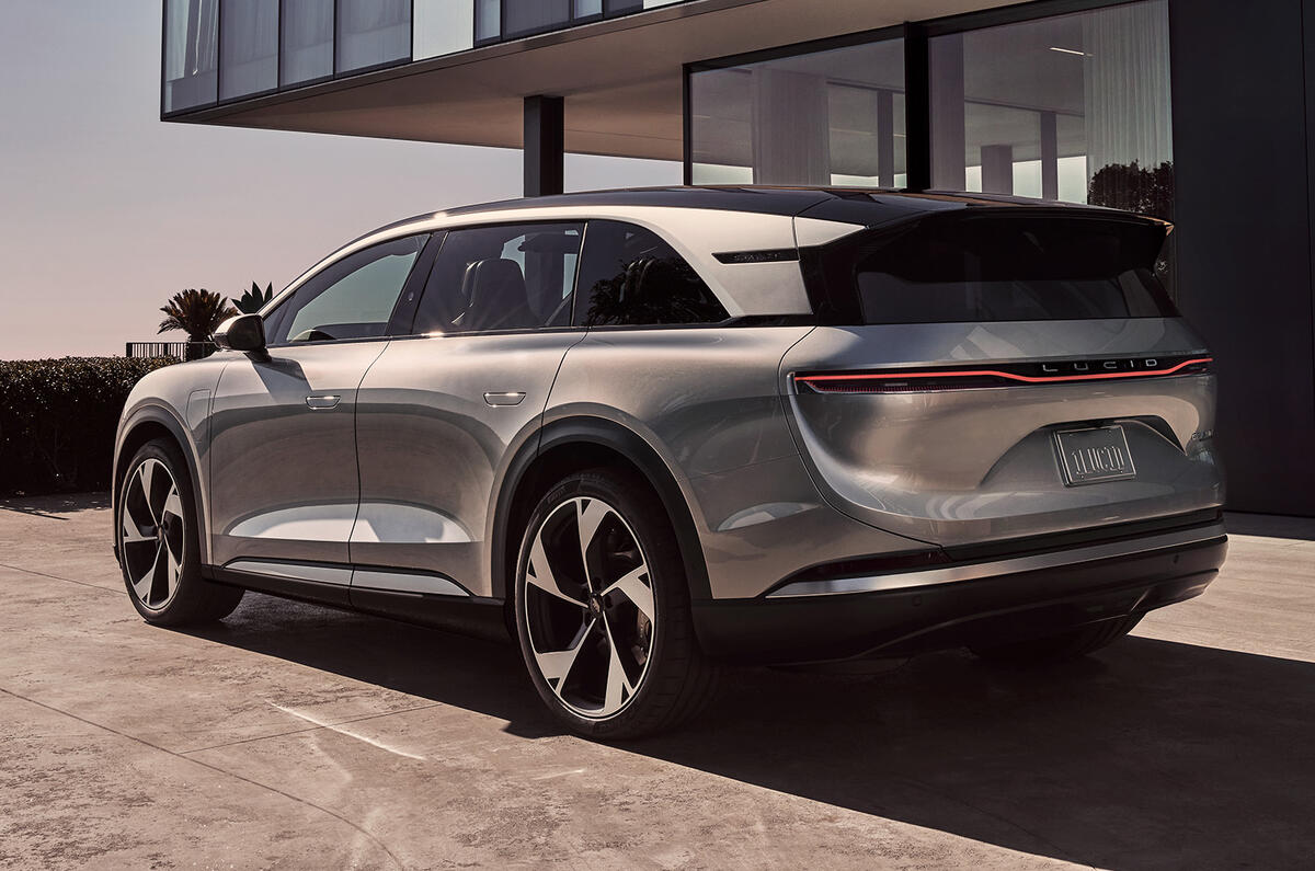 Lucid Gravity rear static Lucid Gravity rear static