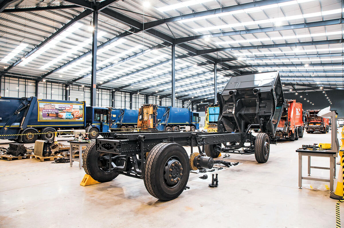 Lunaz bin lorry chassis Lunaz bin lorry chassis