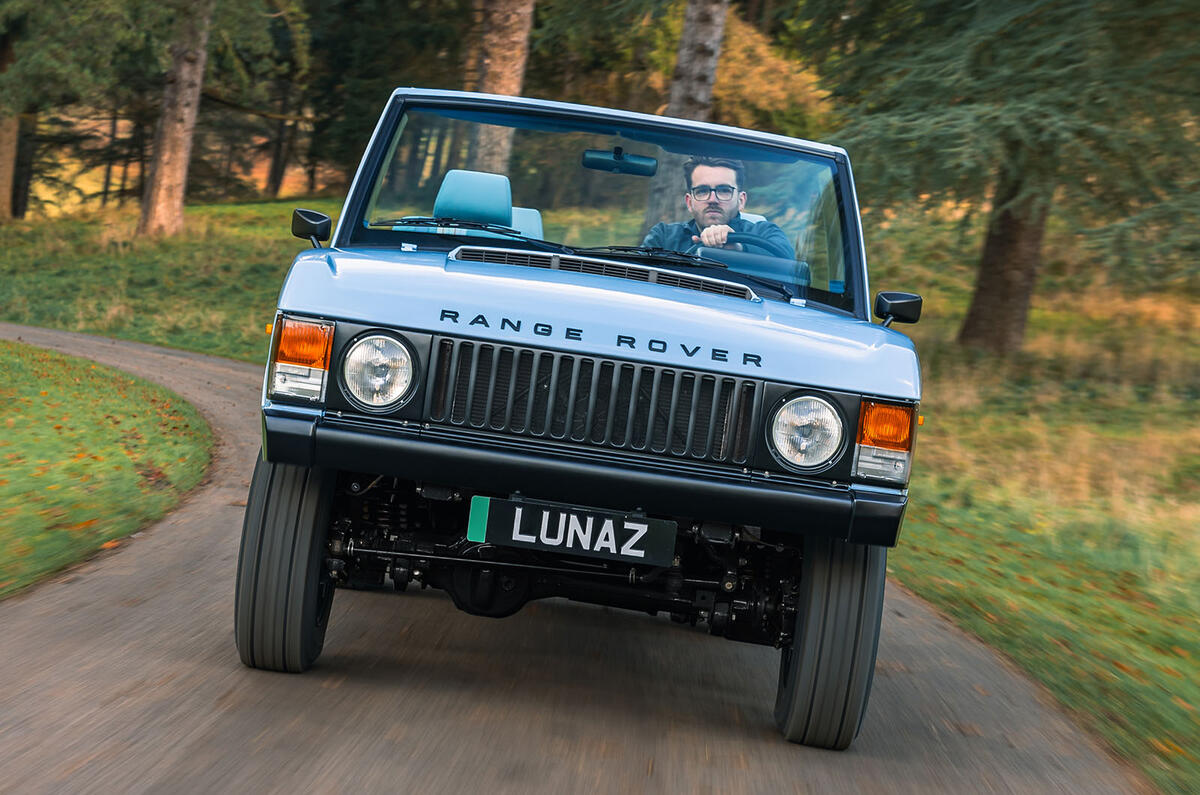 Lunaz electric Range Rover Safari front