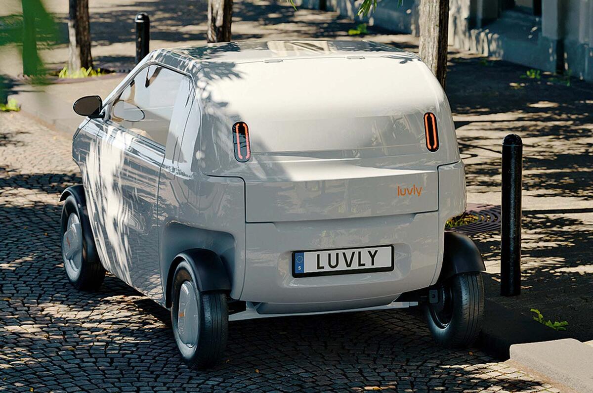 Luvly rear three quarter