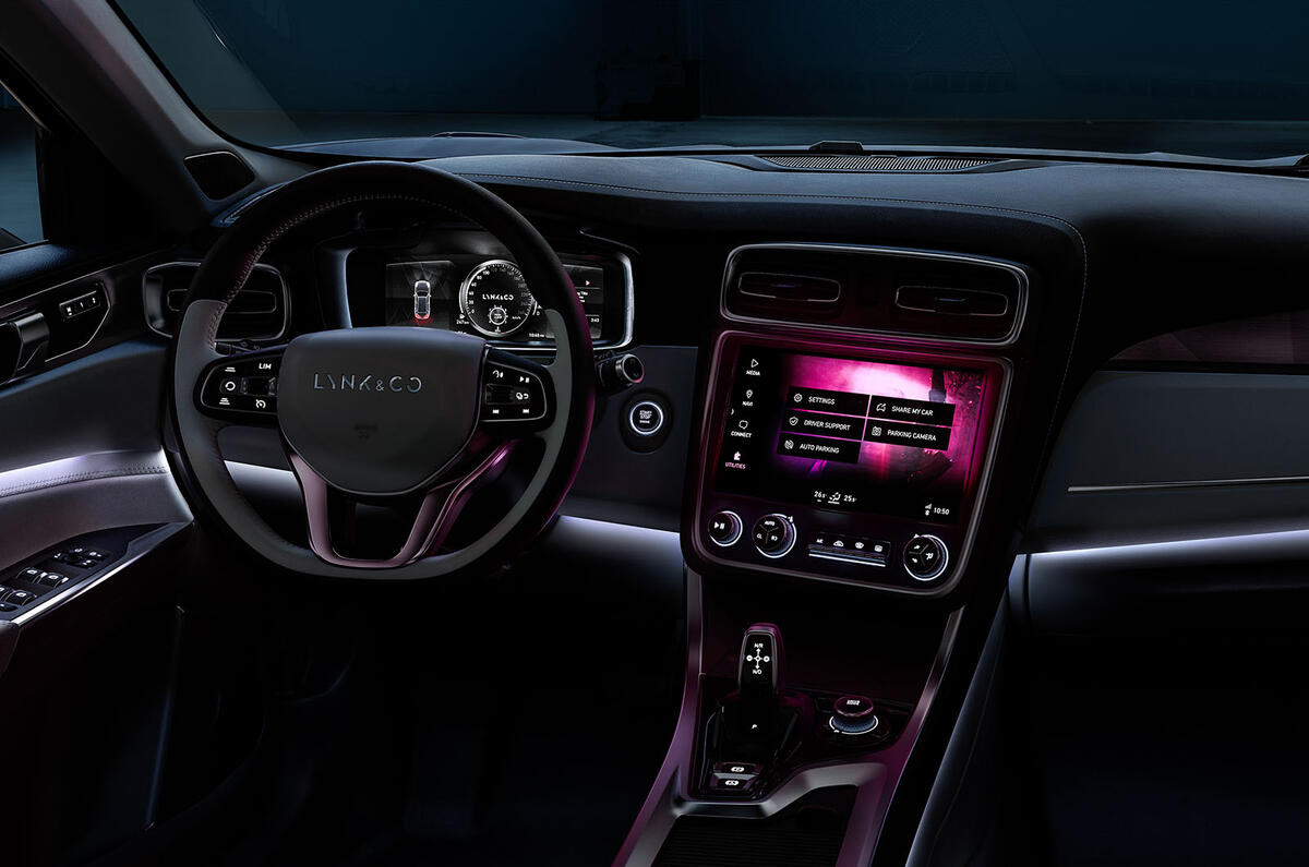 Lynk & Co 01 interior