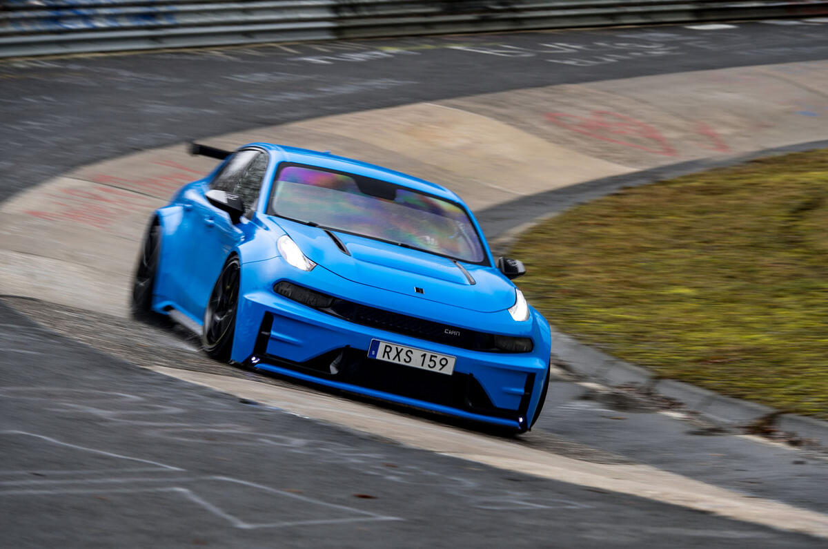 Lynk&Co 03 Cyan Concept at the Nurburgring