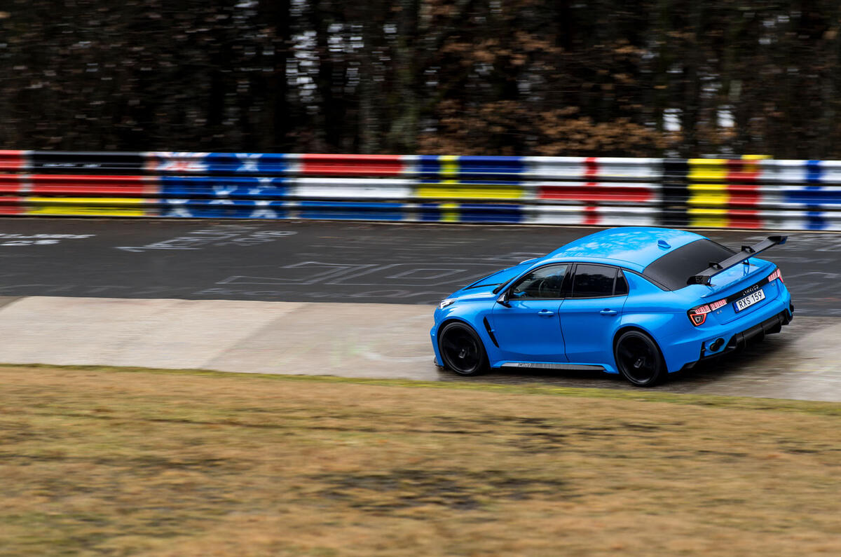 Lynk&Co 03 Cyan Concept at the Nurburgring