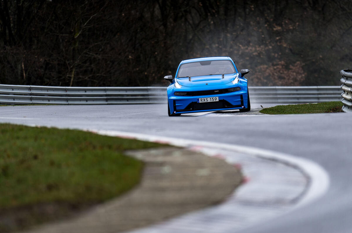 Lynk&Co 03 Cyan Concept at the Nurburgring