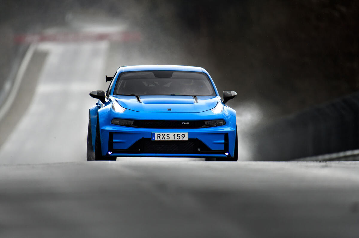 Lynk&Co 03 Cyan Concept at the Nurburgring