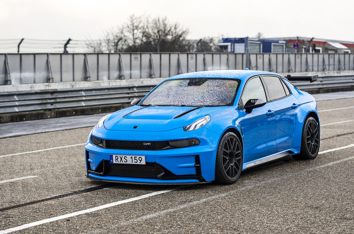 Lynk&Co 03 Cyan Concept at the Nurburgring