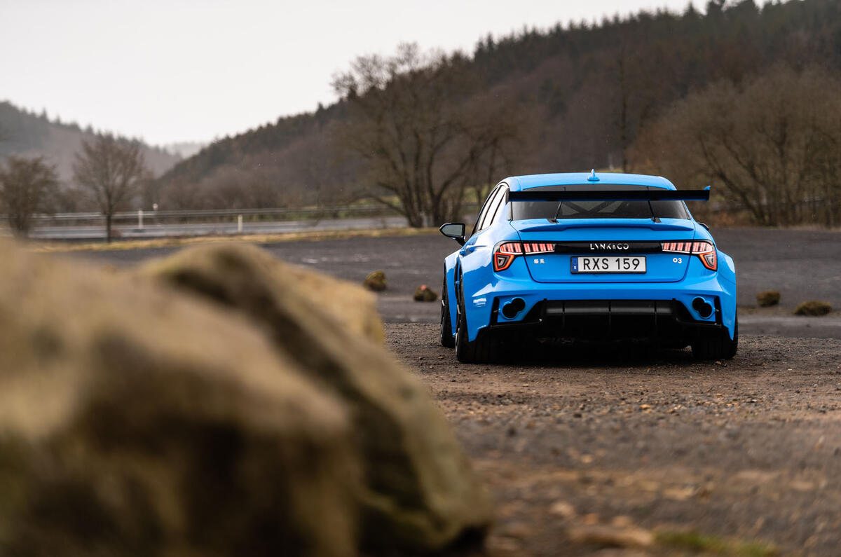 Lynk&Co 03 Cyan Concept at the Nurburgring