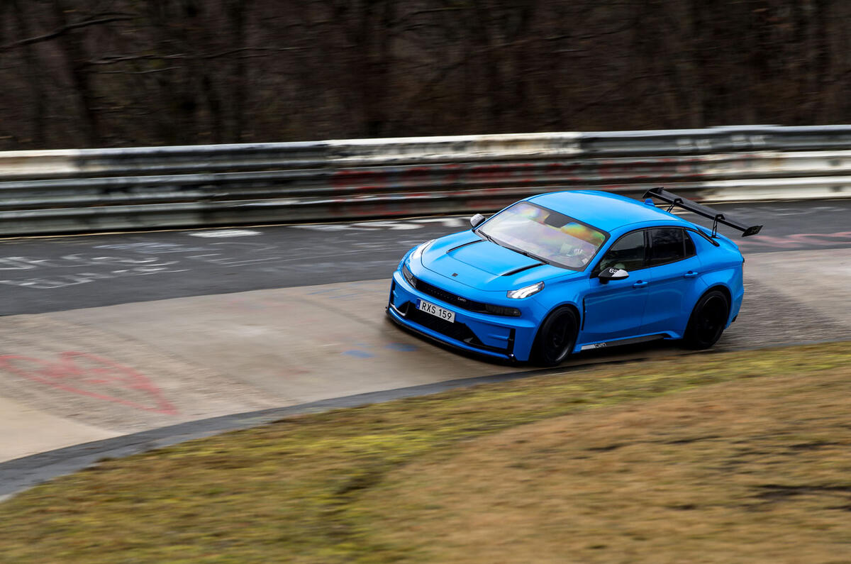Lynk&Co 03 Cyan Concept at the Nurburgring