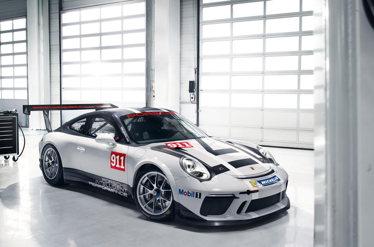 2017 Porsche 911 GT3 Cup racer launched in Paris