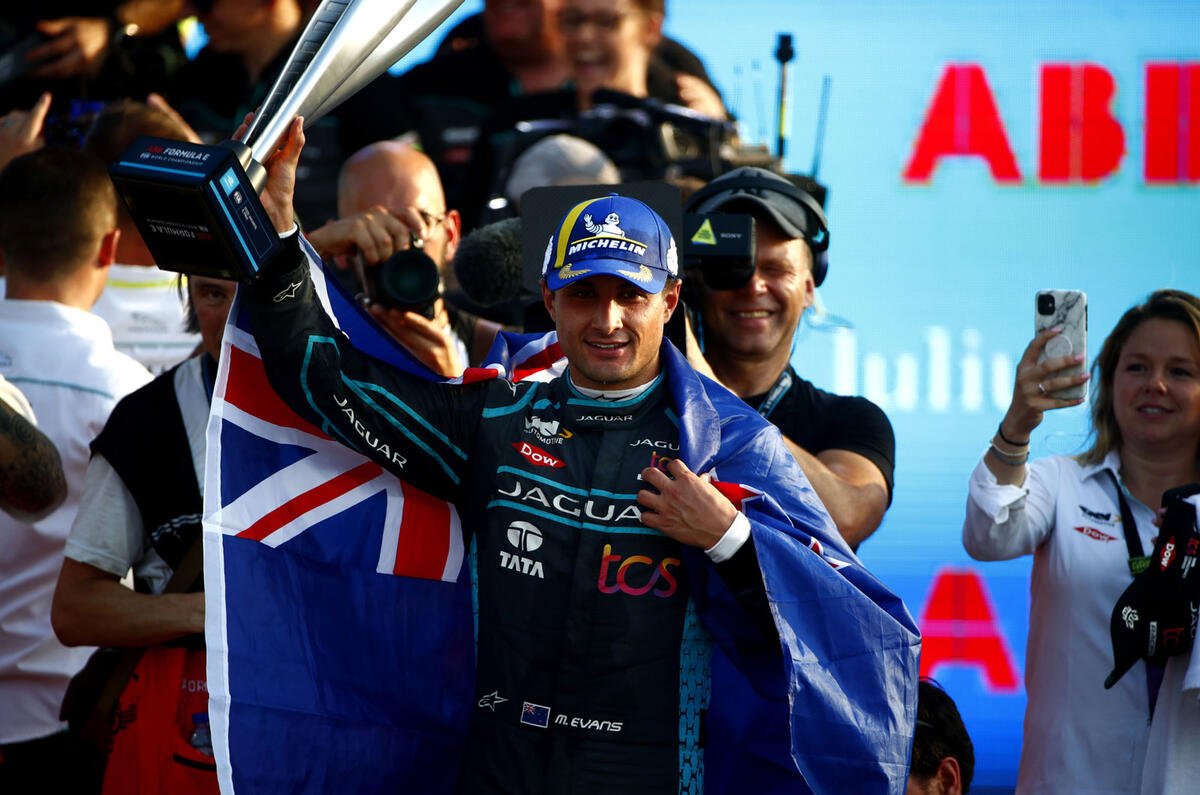 Mitch Evans Jakarta Formula E winner Mitch Evans Jakarta Formula E winner