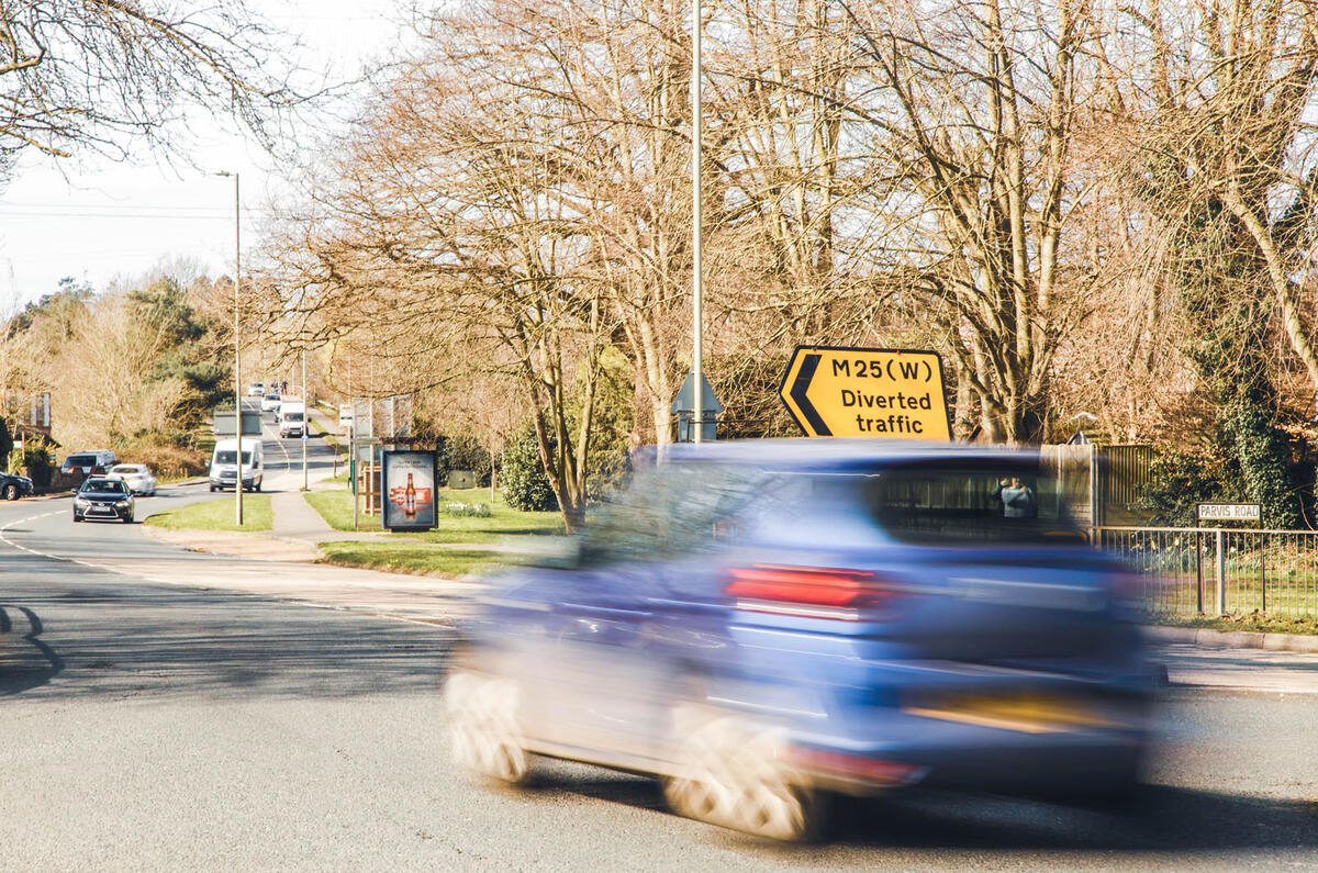 M25 diversion March 2024 0